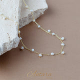 Collar de perlas cultivadas minis