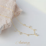 Collares de cristales colgantes