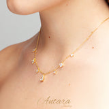 Collares de cristales colgantes