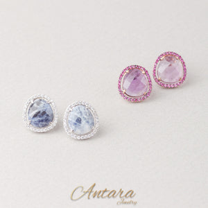 Aretes cristales facetados