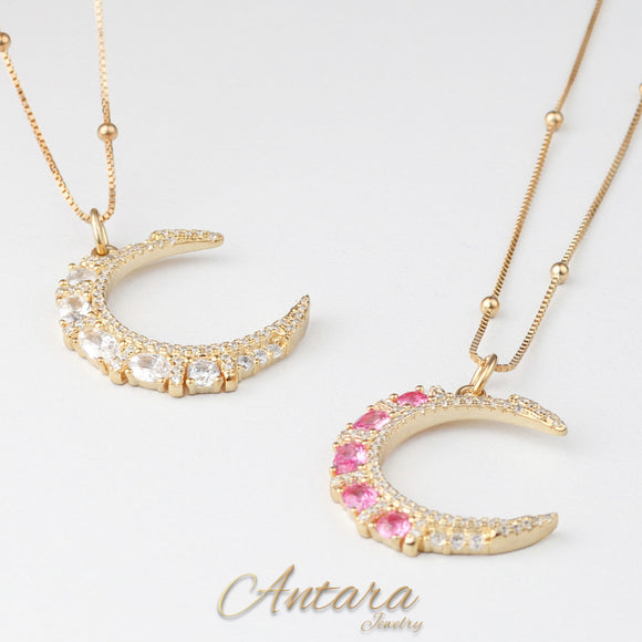 Collar dije de media luna