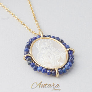 Collar Medalla Virgen Divina Misericordia
