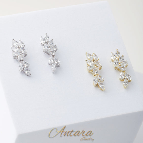 Aretes largos de cristales