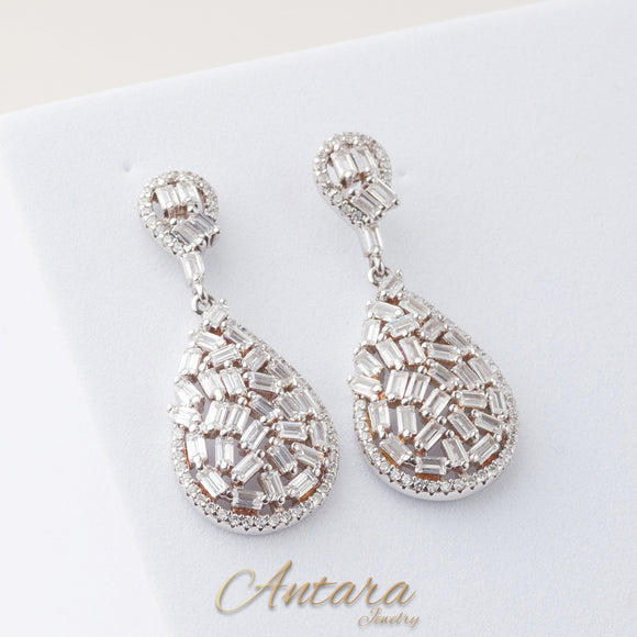 Arete  de cristales baguete