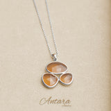 Collar de cristal calcita
