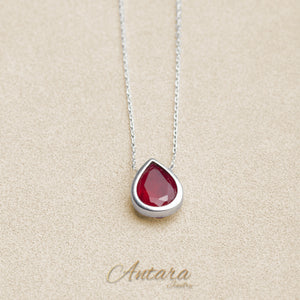 Collar gota de cristal