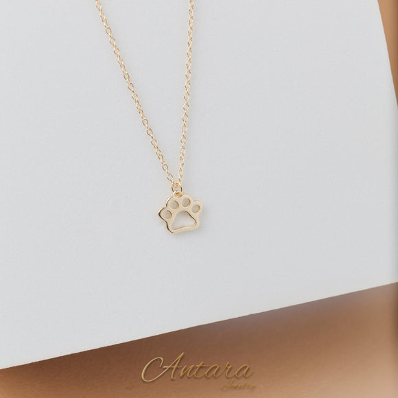 Collar huella calada