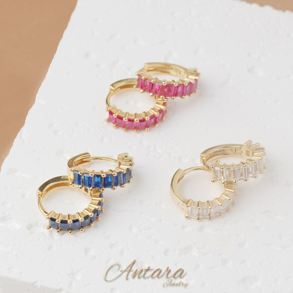 Aretes argollas huggies
