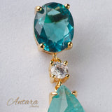 Aretes largos de cristales