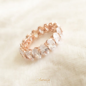 Anillo rose gold infinity