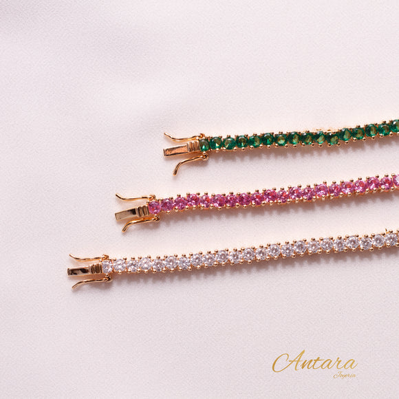 Tennis bracelet de colores