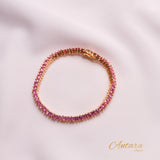 Tennis bracelet de colores