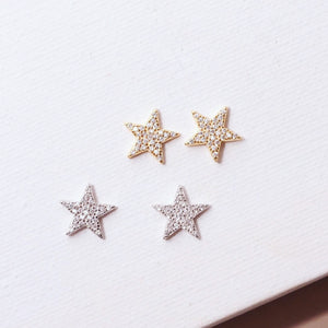 Aretes  Estrellas con circonias