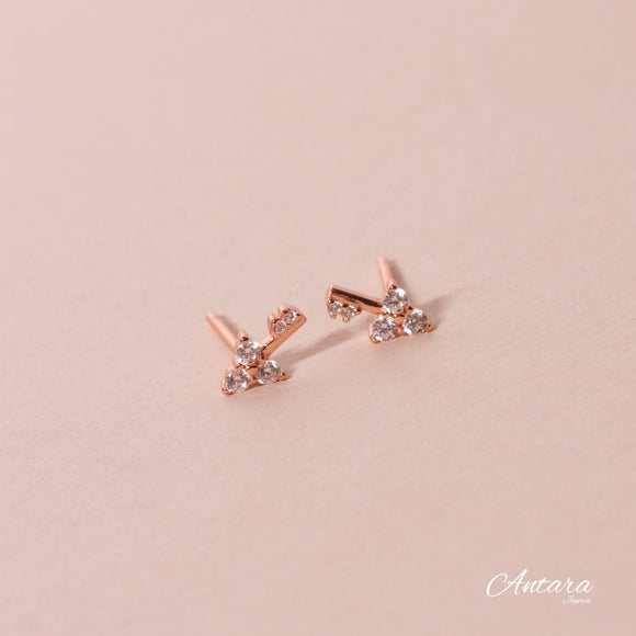 Aretes  pequeños diseño llave